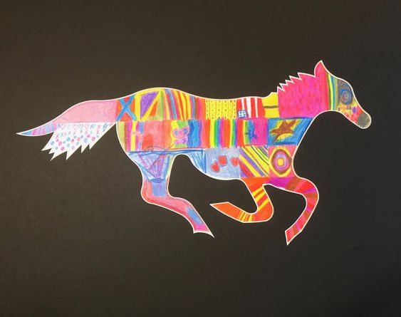horse shaped matboard